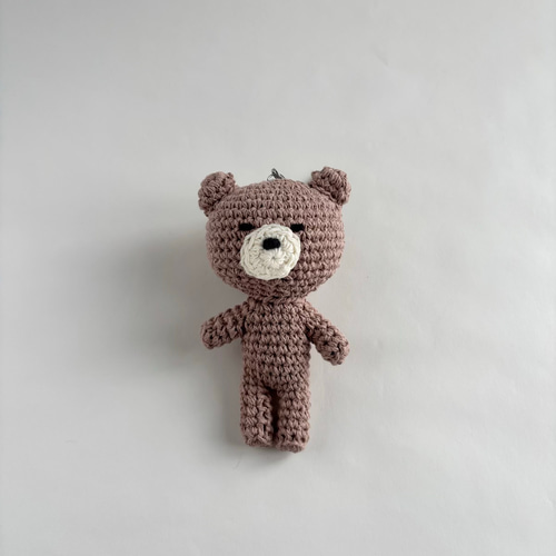 Goods〕くまさんストラップ 16色 4サイズ 携帯ストラップ kanamade