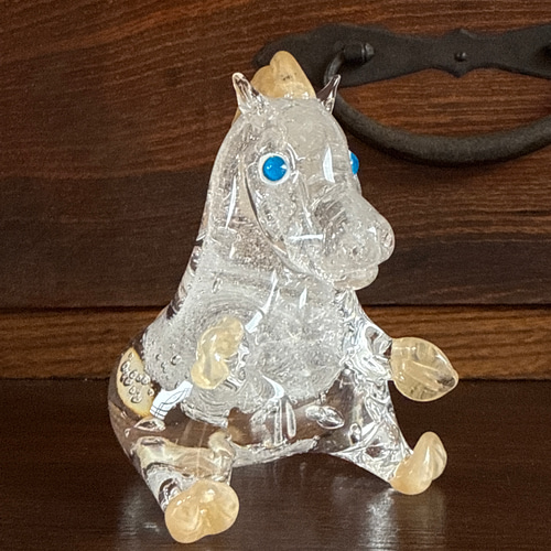 干支 午 ラッキーホース 立髪クリーム 小 A その他インテリア雑貨