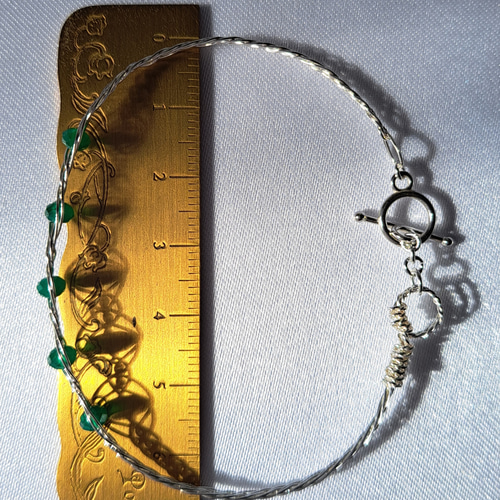 グリーンオニキスのブレスレット ブレスレット 菫青日長堂 通販