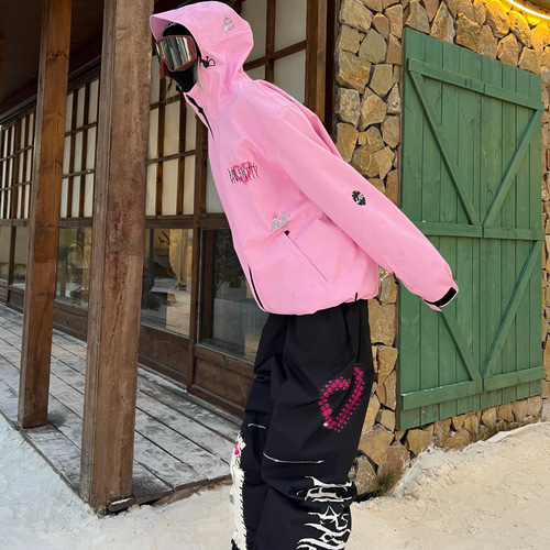 25-26 スノボウェア ジャケット単品 ピンク 撥水 防水 防寒 メンズ