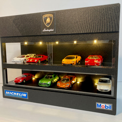 イニシャルD.1/43仕様/86のライト＆フォグ点灯・ディスプレーBOX / LED