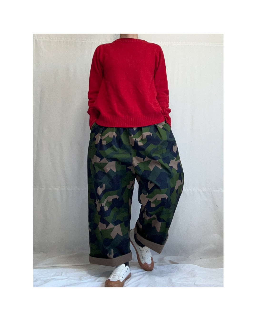 三角タブポケットパンツ