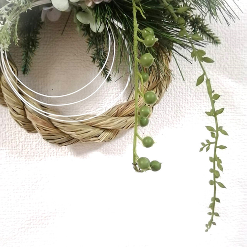 ◇ソラフラワー2輪・しめ縄飾り・しめ縄リース◇お正月・正月飾り