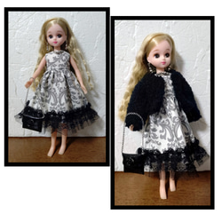リカちゃん　服　ハンドメイド　着回しコーデセット 2枚目の画像