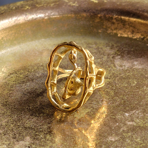 6号・真鍮の指環：《夜の歌 01/Rossignol philomèle 01》 指輪・リング