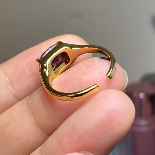 RG10-157 非加熱 天然 至極色 サファイア リング 指輪 フリーサイズ