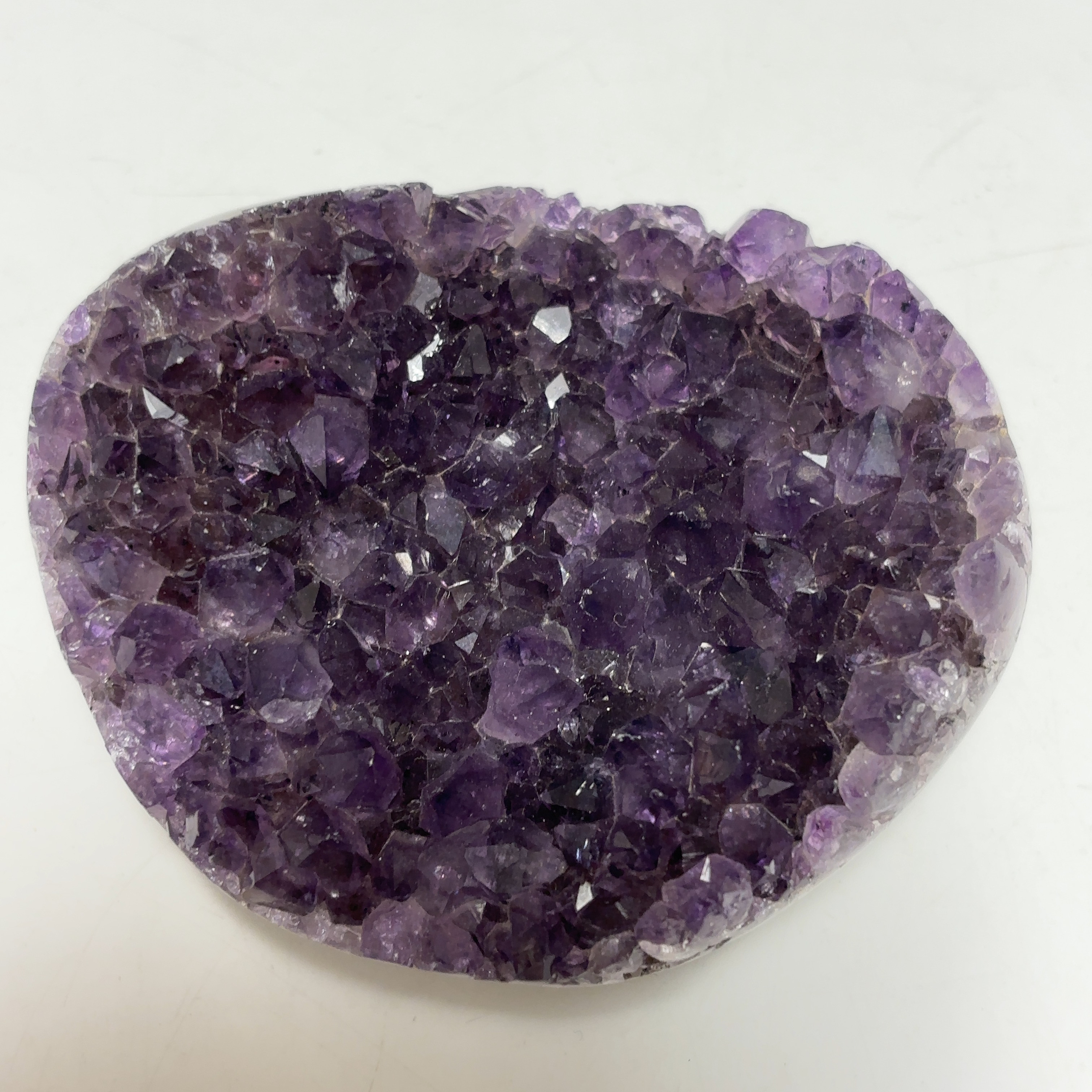 【新品】アメジストクラスター　ウルグアイ産　205g ハート