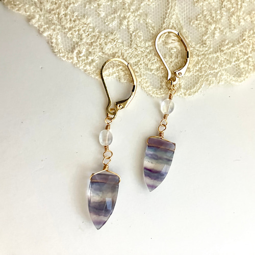 送料無料】 14kgf 天然石 バンデット フローライト ブルームーン