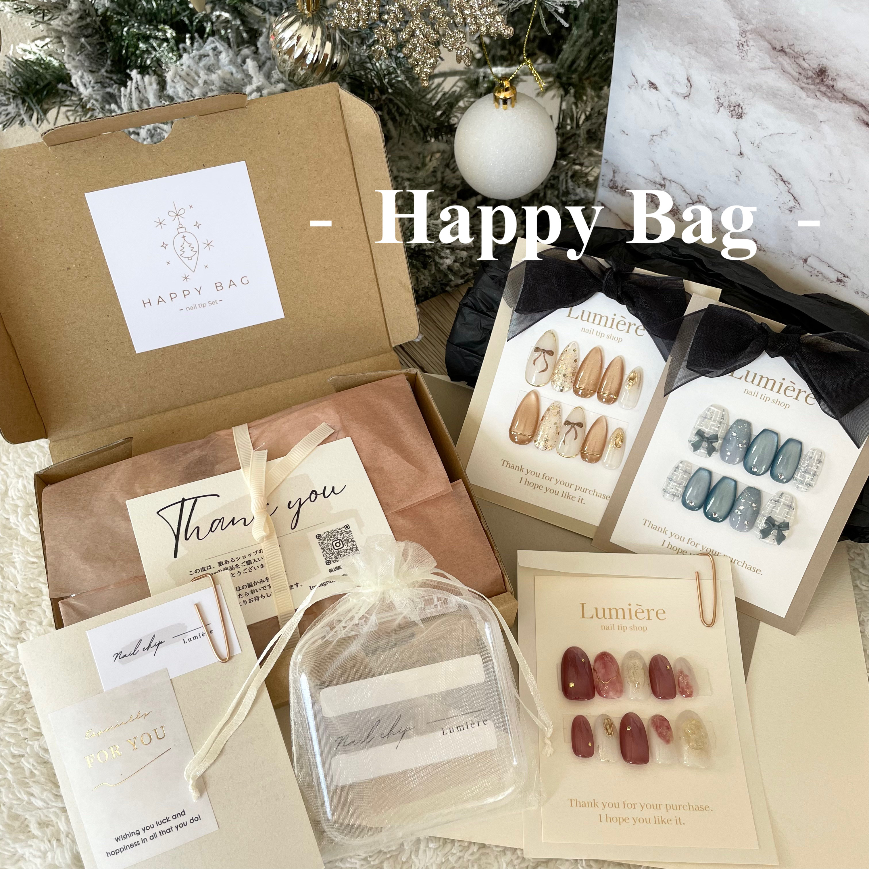 ╶ Happy Bag╶ セットネイルチップ