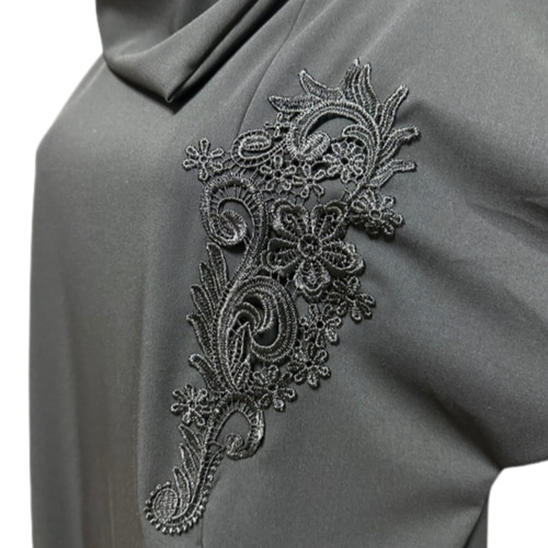 振袖 着物リメイク ドレス 和柄 ワンピース シンプルスッキリ袖 変わり