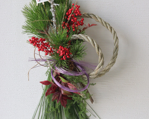 迎春♡大王松のしめ縄飾り しめ縄・しめ飾り トータルプランツ