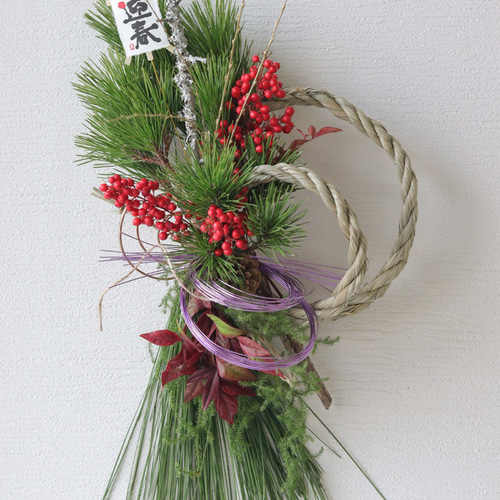 迎春♡大王松のしめ縄飾り しめ縄・しめ飾り トータルプランツ