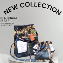 No.395【DENIM✖️knit柄ToteBAG❤️】デニムリメイク トートバッグ