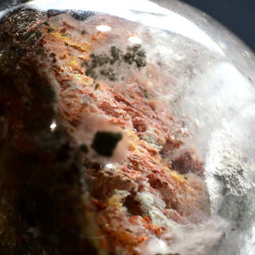 ⭐*️様 タイチンルチル　パイライト共生　ガーデンクォーツスフィア　45ミリ B タイチンルチル パイライト共生 ガーデンクォーツスフィア 45ミリ B6