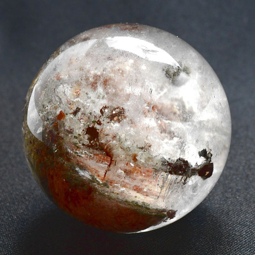 大地を映す神秘的な水晶】ガーデンクォーツ スフィア 約65mm 381g