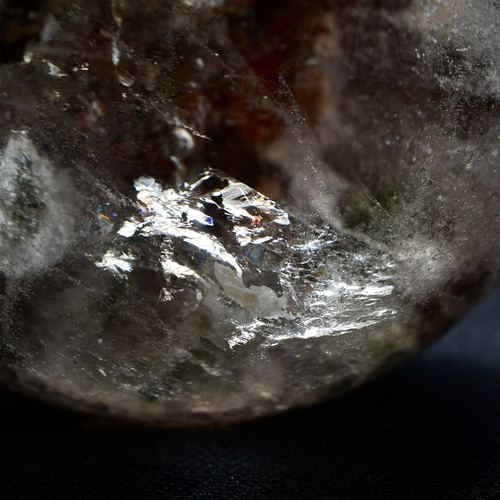 大地を映す神秘的な水晶】ガーデンクォーツ スフィア 約65mm 381g