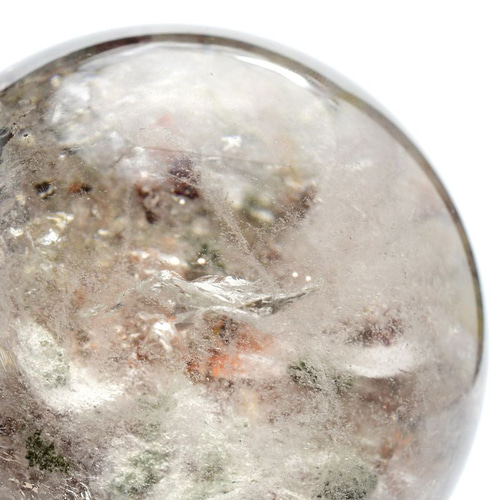 大地を映す神秘的な水晶】ガーデンクォーツ スフィア 約65mm 381g