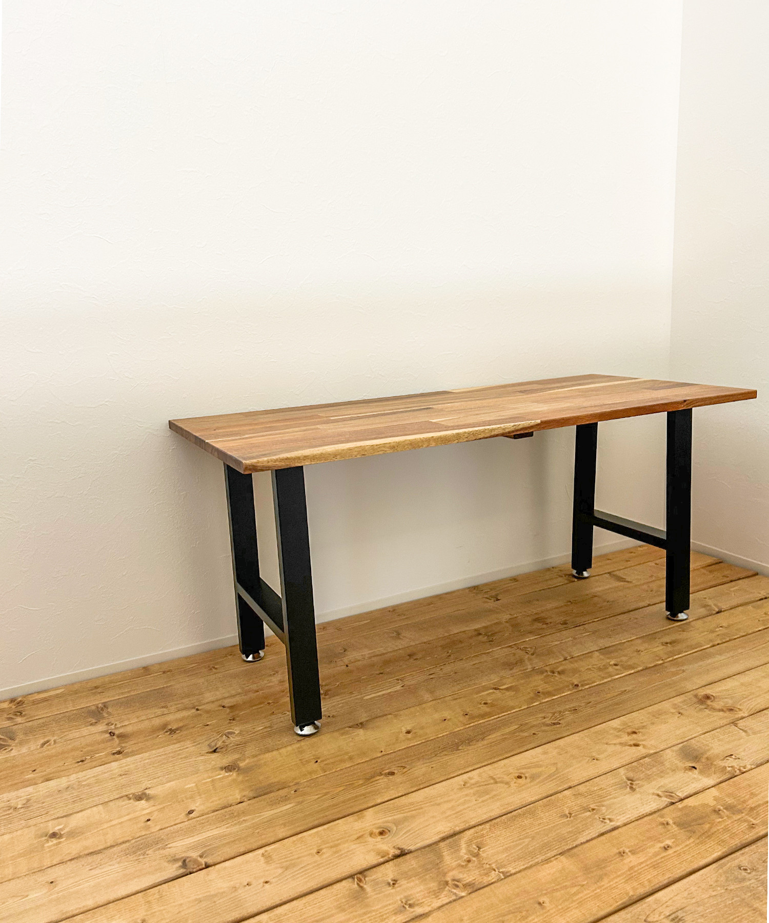 W900㎜×D400㎜ 選べる5種の脚 アカシアレクタングルテーブル /MIKU-KOBO