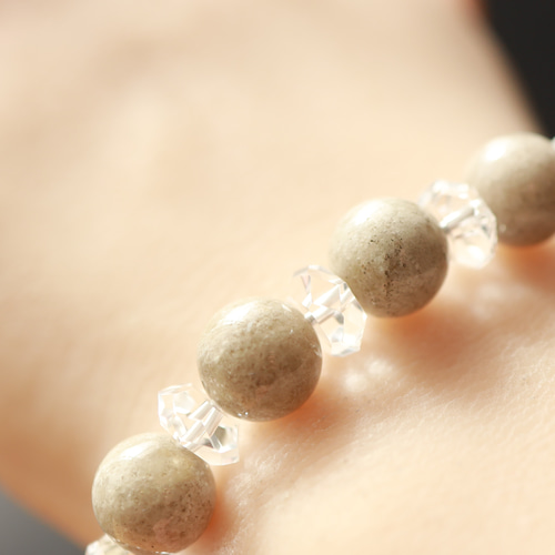 ☆プレミアムブレス☆運を開いてくれる石☆ホワイトガーデンクォーツ