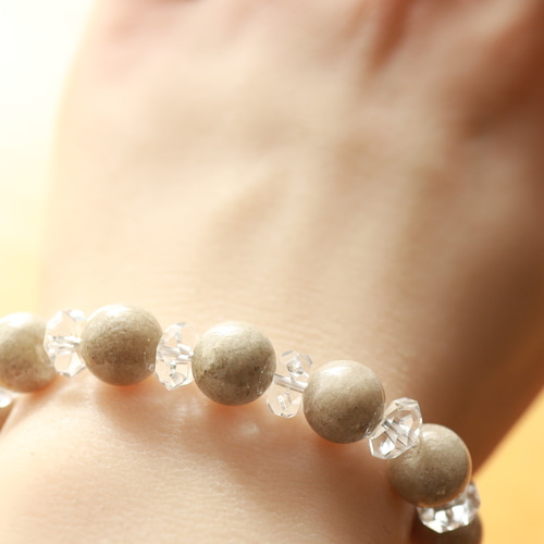 ☆プレミアムブレス☆運を開いてくれる石☆ホワイトガーデンクォーツ