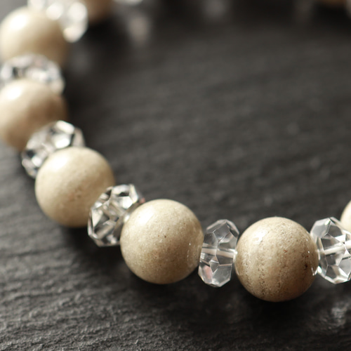 ☆プレミアムブレス☆運を開いてくれる石☆ホワイトガーデンクォーツ