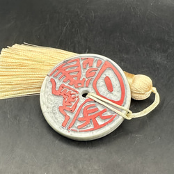 2025.8.23青銅古龍御守刀 糸魚川産上質翡翠 ネックレス・ペンダント