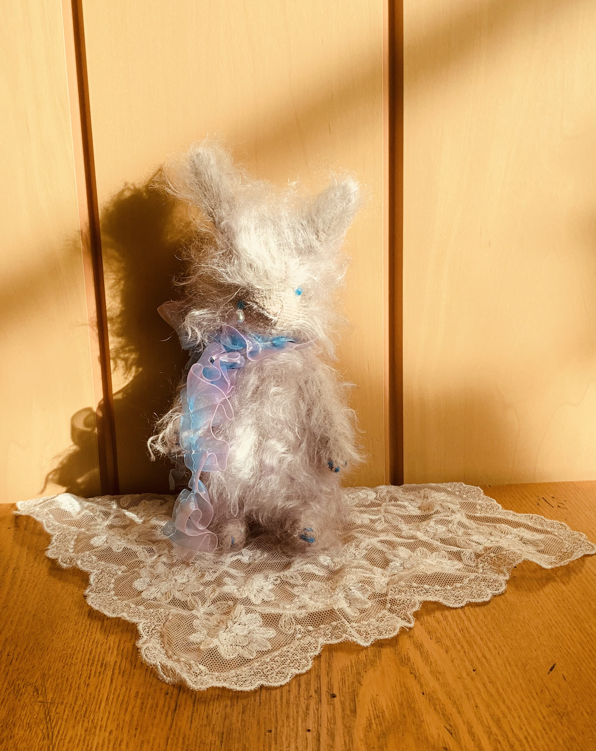 ハンドメイド　テディラビット　ドロップちゃん