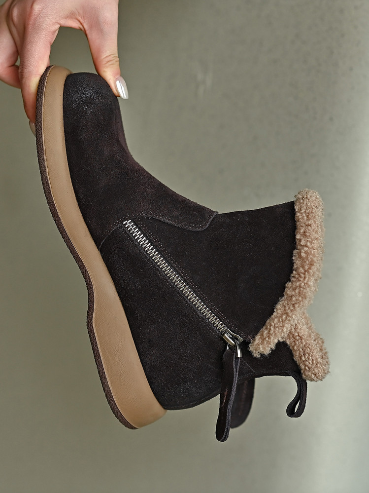 ウインターブーツ レディース 厚底  ムートンブーツ  裏ボア  カジュアル 冬用 704