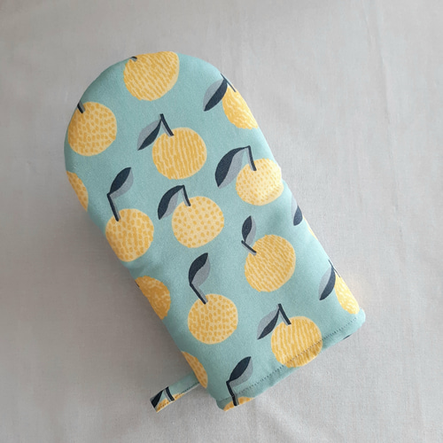 kippis生地使用】ミトン鍋つかみ みかん 鍋つかみ lire 通販 20248121