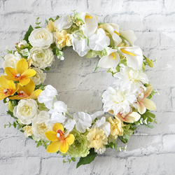 多肉植物とハートカズラのリース リース はなりえmade 通販 115350