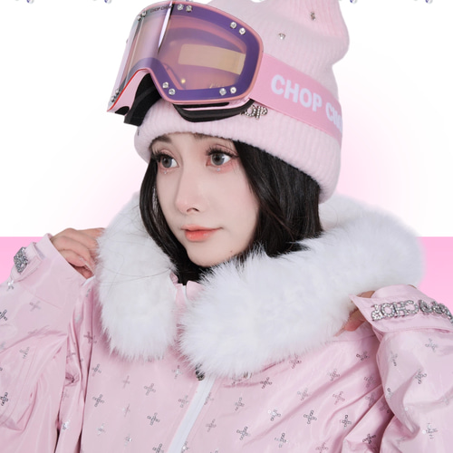 2026 スノボウェア 上下セット ピンク きらきら スパンコール 裏起毛3L