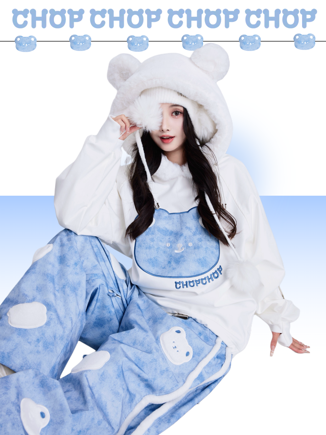 2026 スノボウェア 上下セット 青 マニュアル 可愛い 裏起毛 3L レディース ジャケット パンツ SK108