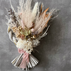 パンパスグラスボール フライングリース パンパスグラス リース