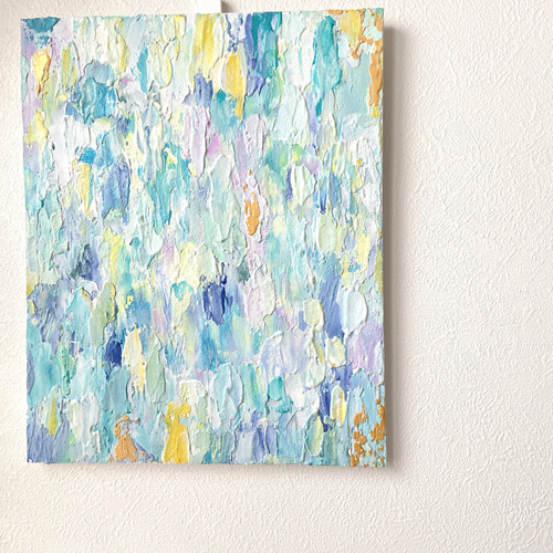 お取り置きアクリル画テクスチャーアートno.114抽象画キャンバスアートパネル花 お取り置きアクリル画テクスチャーアートno.114抽象画キャンバスアート