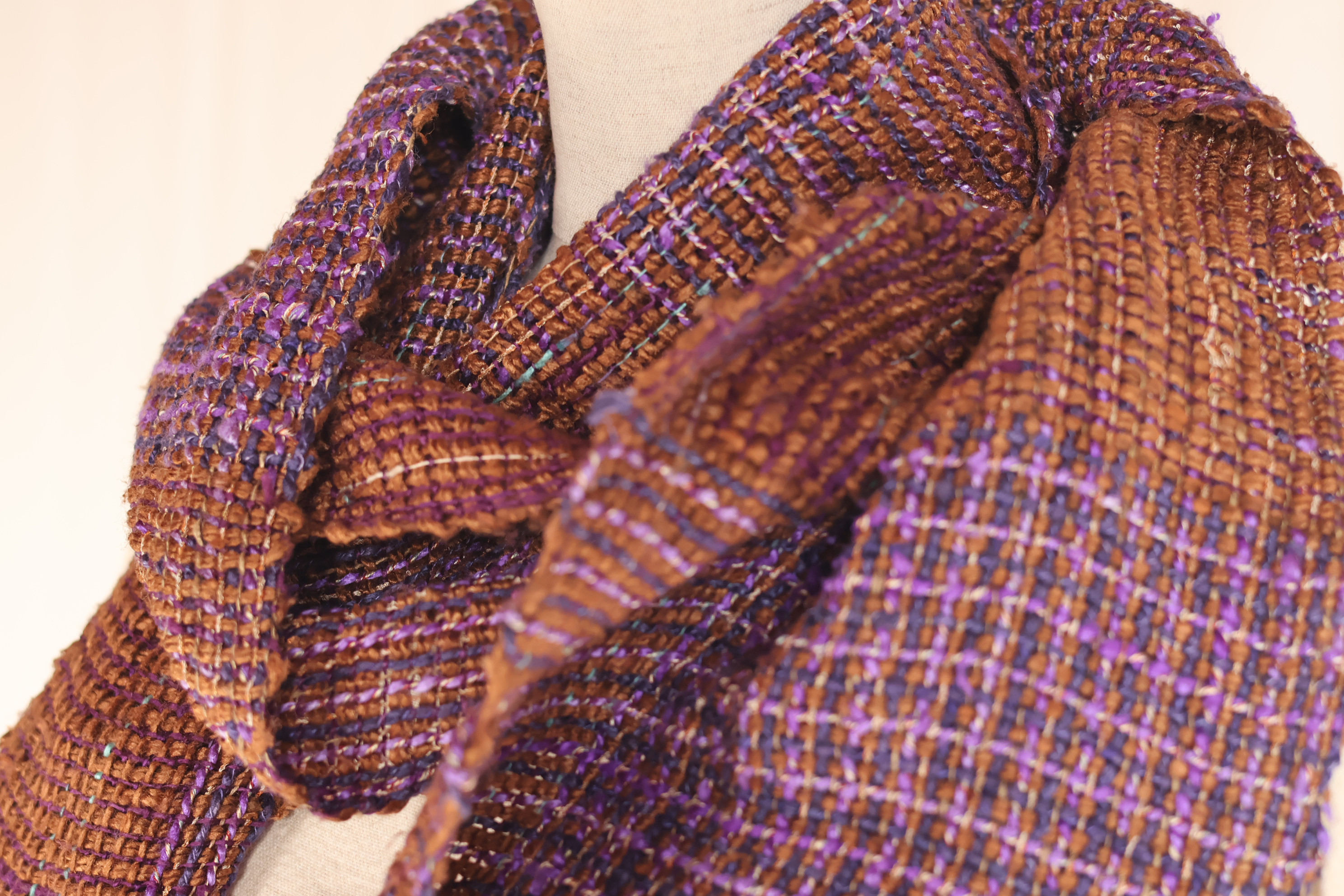 秋～冬の　シルクマフラー