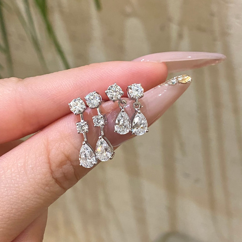 専用高級 ダイヤモンド0.5ct pt950 ピアス 鑑別付 ラボグロウンダイヤモンドピアスPt950 2108 ピアス（スタッド・一粒