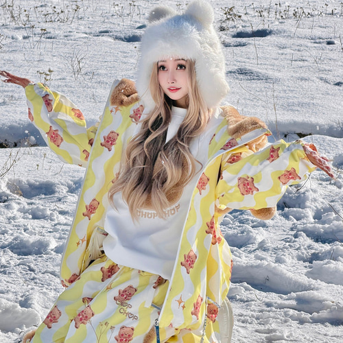 2026 スノボウェア トレーナー 単品 マニュアル 可愛い 3L 裏起毛