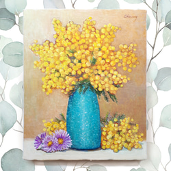 一点物】『 はちみつ色の世界 』油絵 油彩 油画 絵画 インテリアアート