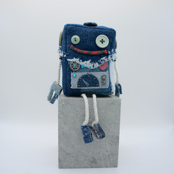 et-45 デニムクリスマスオーナメント 13個set その他インテリア雑貨 C