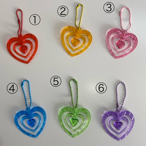 選んでつくるオリジナル】じゃらじゃらキーホルダー スマイル フラワー