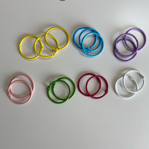 選んでつくるオリジナル】じゃらじゃらキーホルダー スマイル フラワー