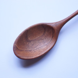 木質咖哩湯匙（胡桃木）A022-2 第3張的照片