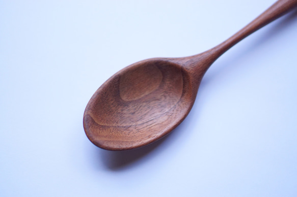 木質咖哩湯匙（胡桃木）A022-2 第3張的照片