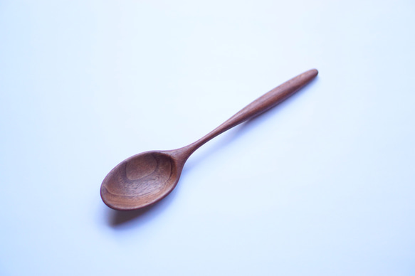 木質咖哩湯匙（胡桃木）A022-2 第2張的照片