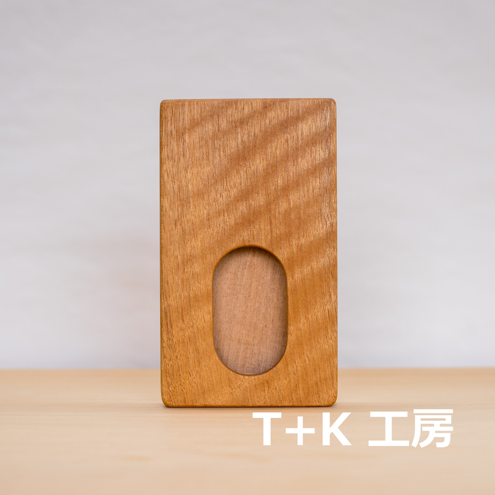 送料無料♪ 蓋無し ワンアクション 名刺入れ サクラ3(オイル仕上げ)