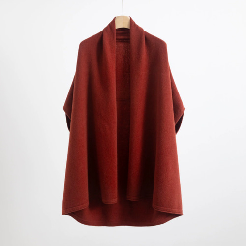 新作】ウール ケープ袖 ポンチョ 風 カーディガン レディース 秋冬