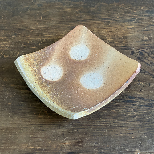 茶道 菓子皿 盛り皿 信楽焼 作家物 茶道 菓子皿 盛り皿 信楽焼 作家物