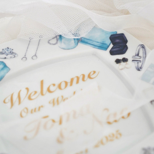 名入れ可】ウェルカムプレート｜結婚式・ウェディング｜記念日ギフト