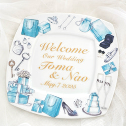 名入れ可】ウェルカムプレート｜結婚式・ウェディング｜記念日ギフト