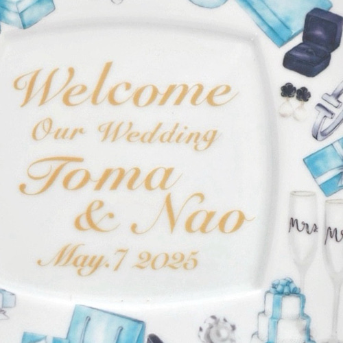 名入れ可】ウェルカムプレート｜結婚式・ウェディング｜記念日ギフト